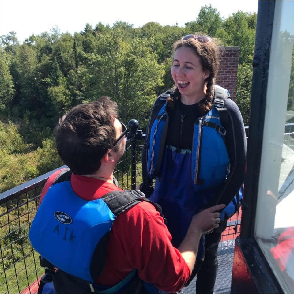 Our September engagement on top of Sand Island Lighthouse, located on Lake Superior, in the Apostle Islands
