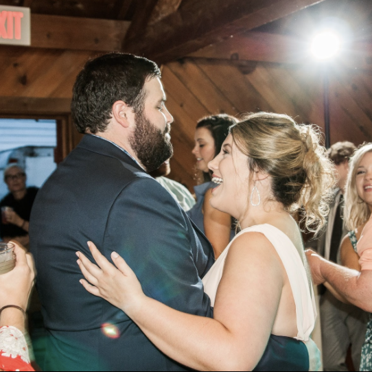 Dancing the night away at the wedding of Mac and Chelsea Enterline.
