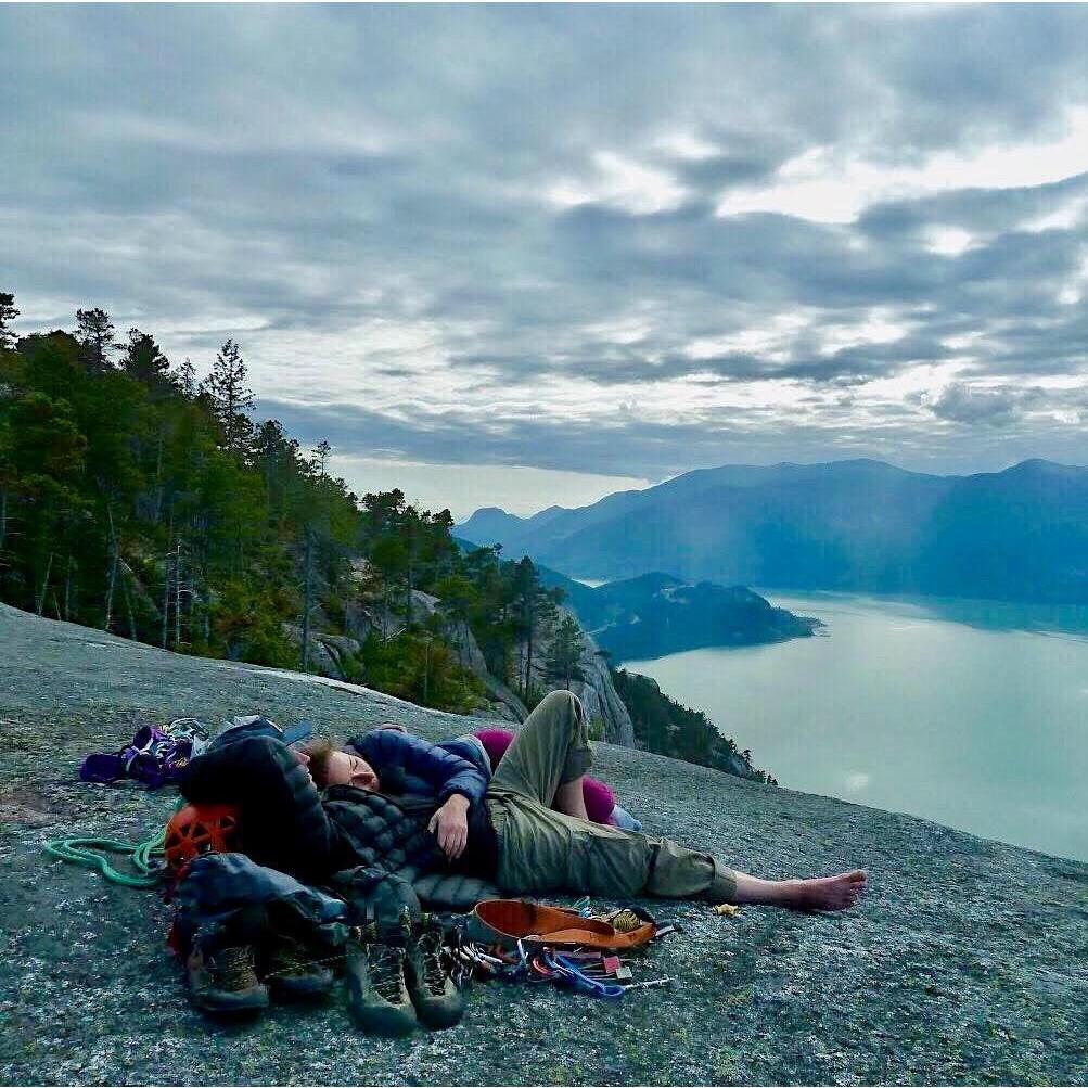 Post Chief climb rest