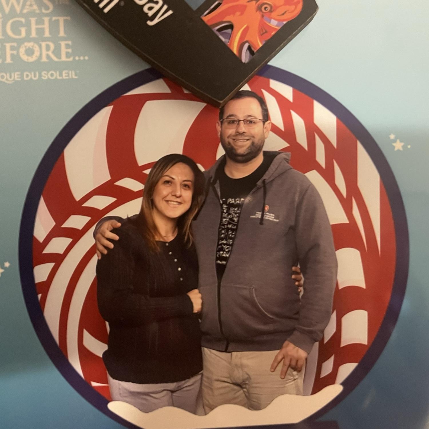 Our very first picture together! Cirque du Soleil December 2022