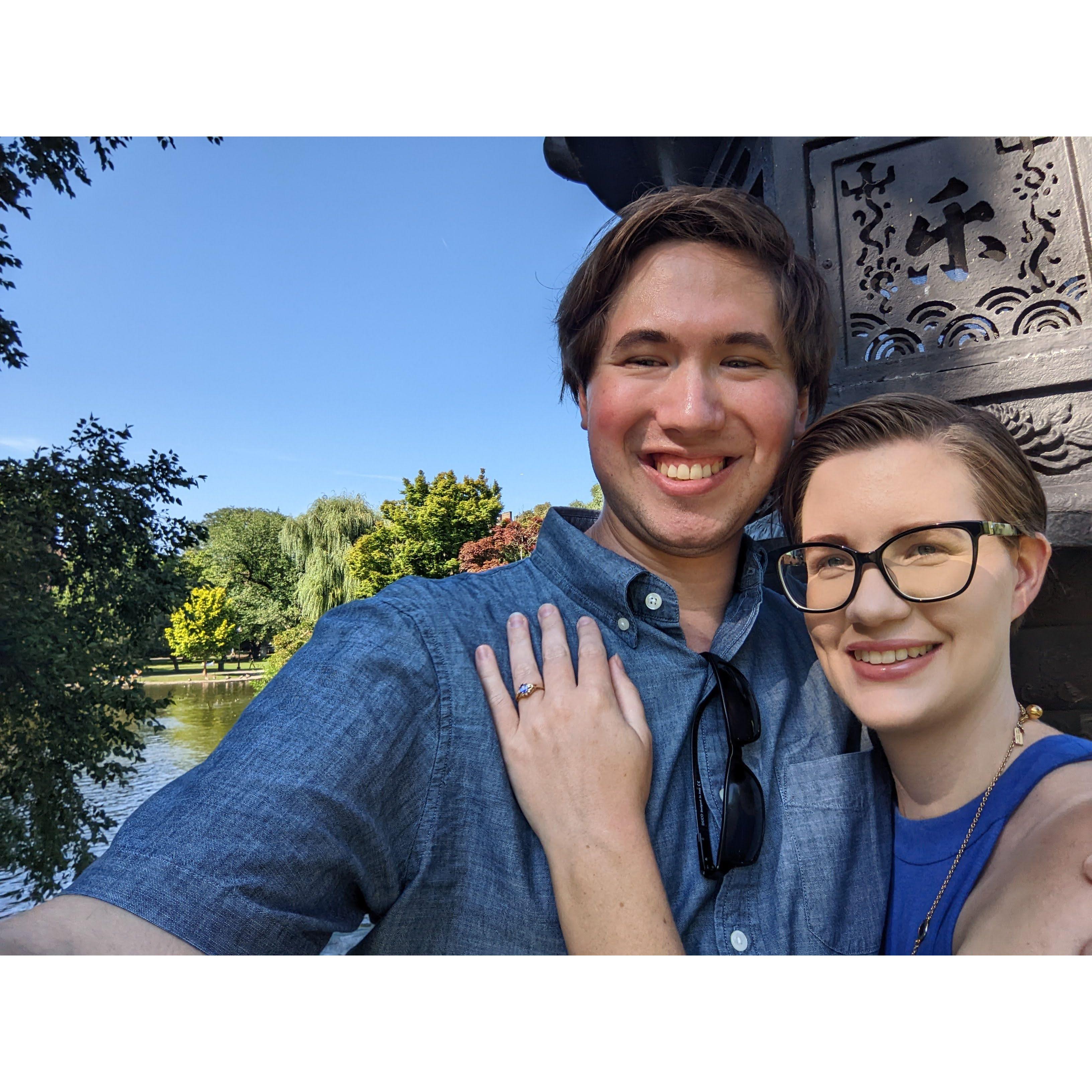 An engaging walk in the public gardens
