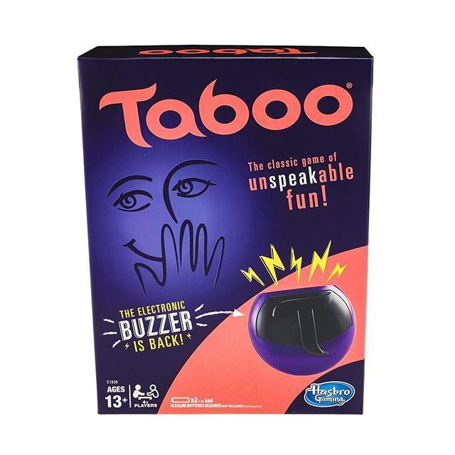 Taboo Game, Fun Party Game for Adults and Teens Ages 13+, Family Game Night, Includes Buzzer, Game for 4 or More Players