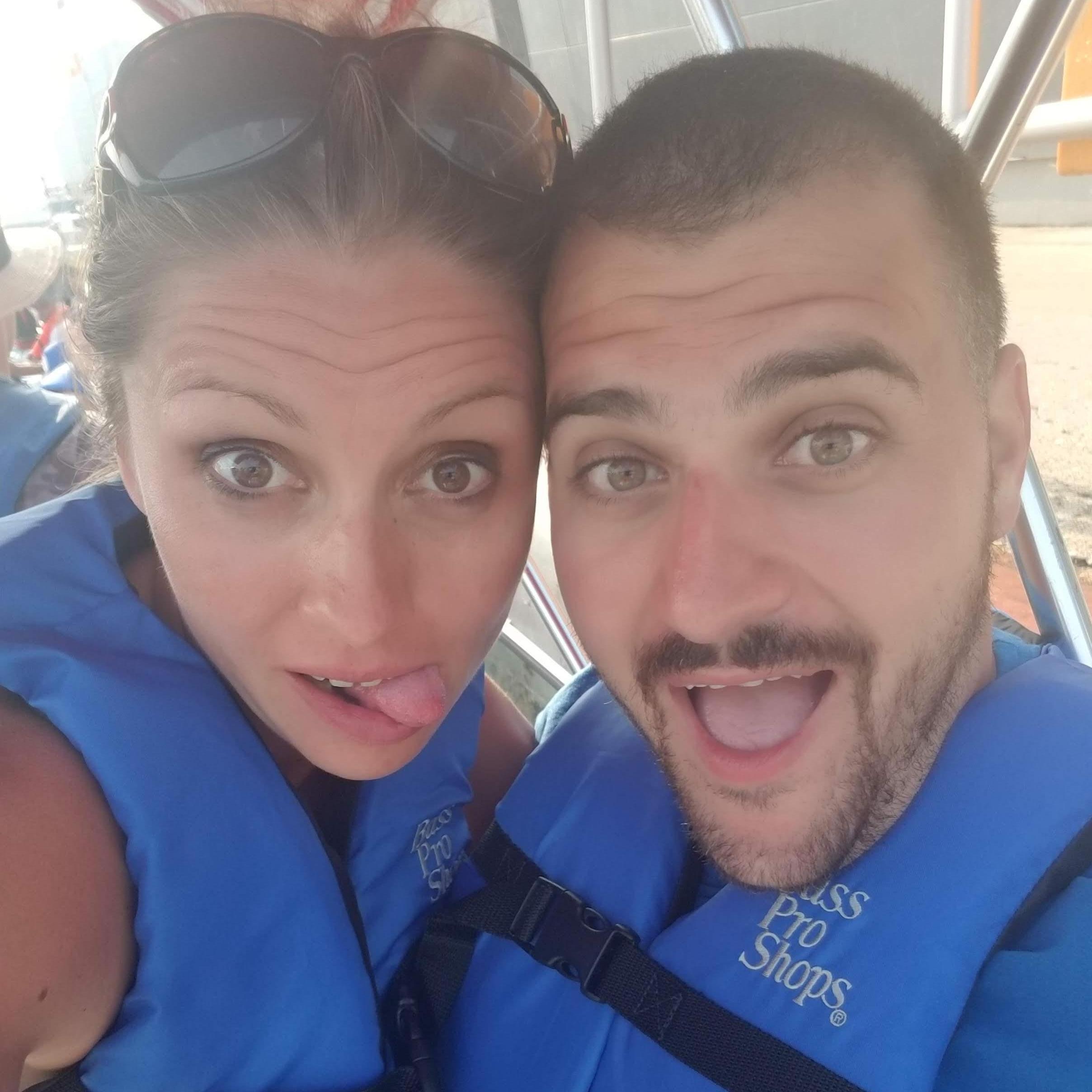 First time he took me on the Chicago River.