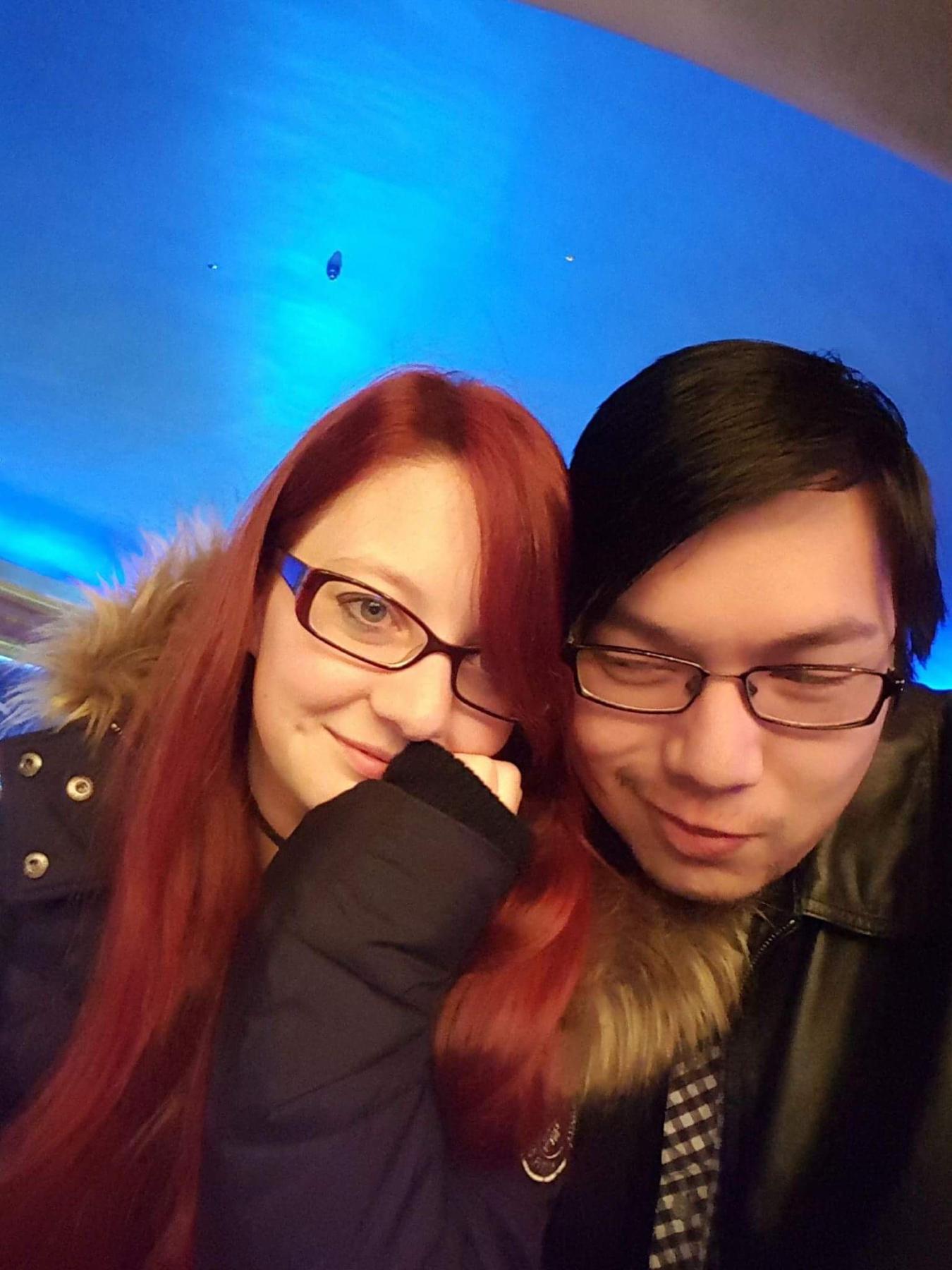 A date night in winter.