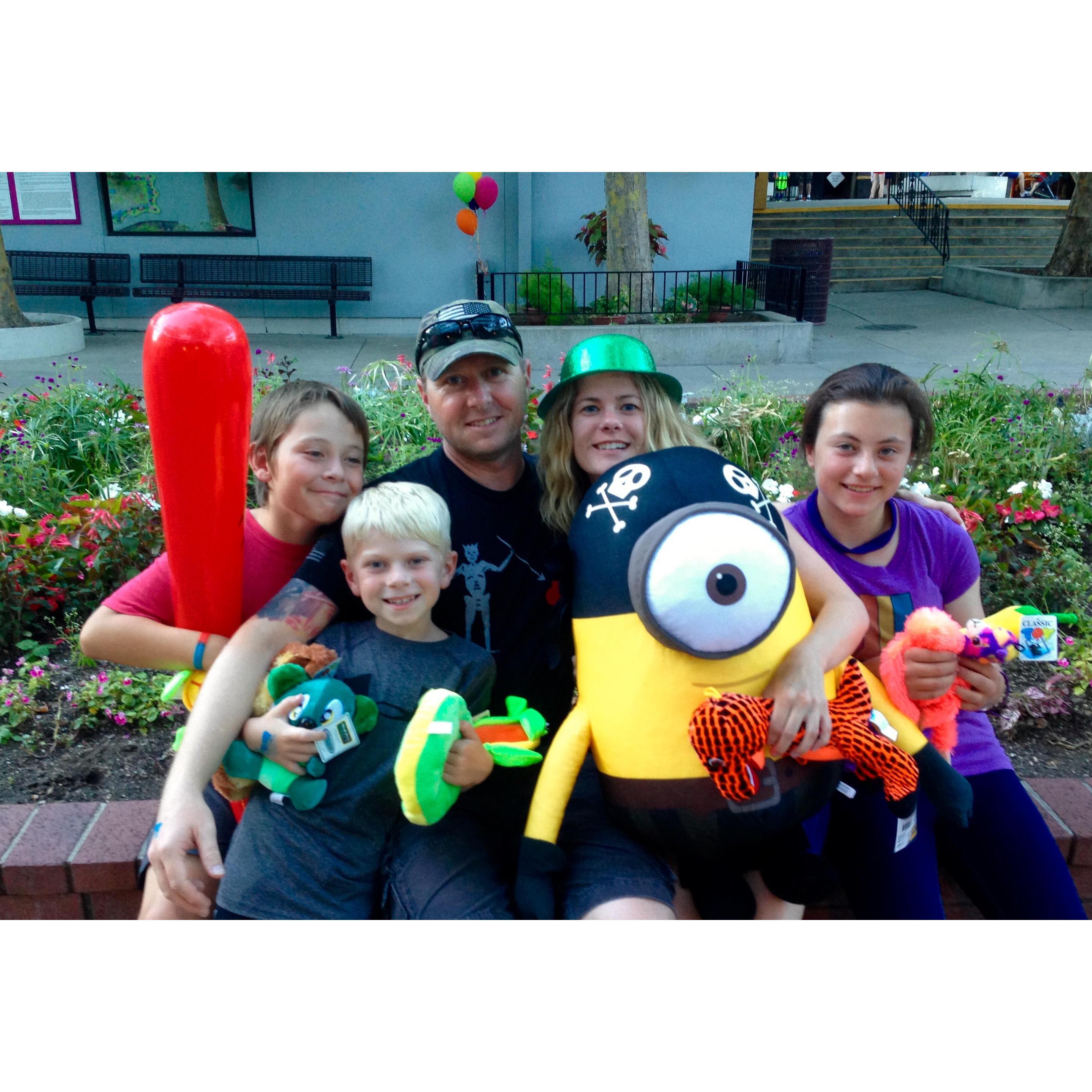 Discovered this day how reeeeaally, really good Jonny is at carnival games. But most importantly, I love these kids and how amazing they are and how very, very, very excited I am to join the family!
