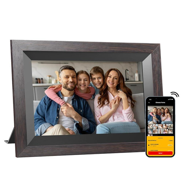 KODAK 10.1 Inch WiFi Digital Picture Frame with 32GB Storage, Electronic Smart Digital Photo Frame 1280x800 IPS Touch Screen, Auto-Rotate, Share Moments Instantly Gifts for Women Mothers Day Christmas