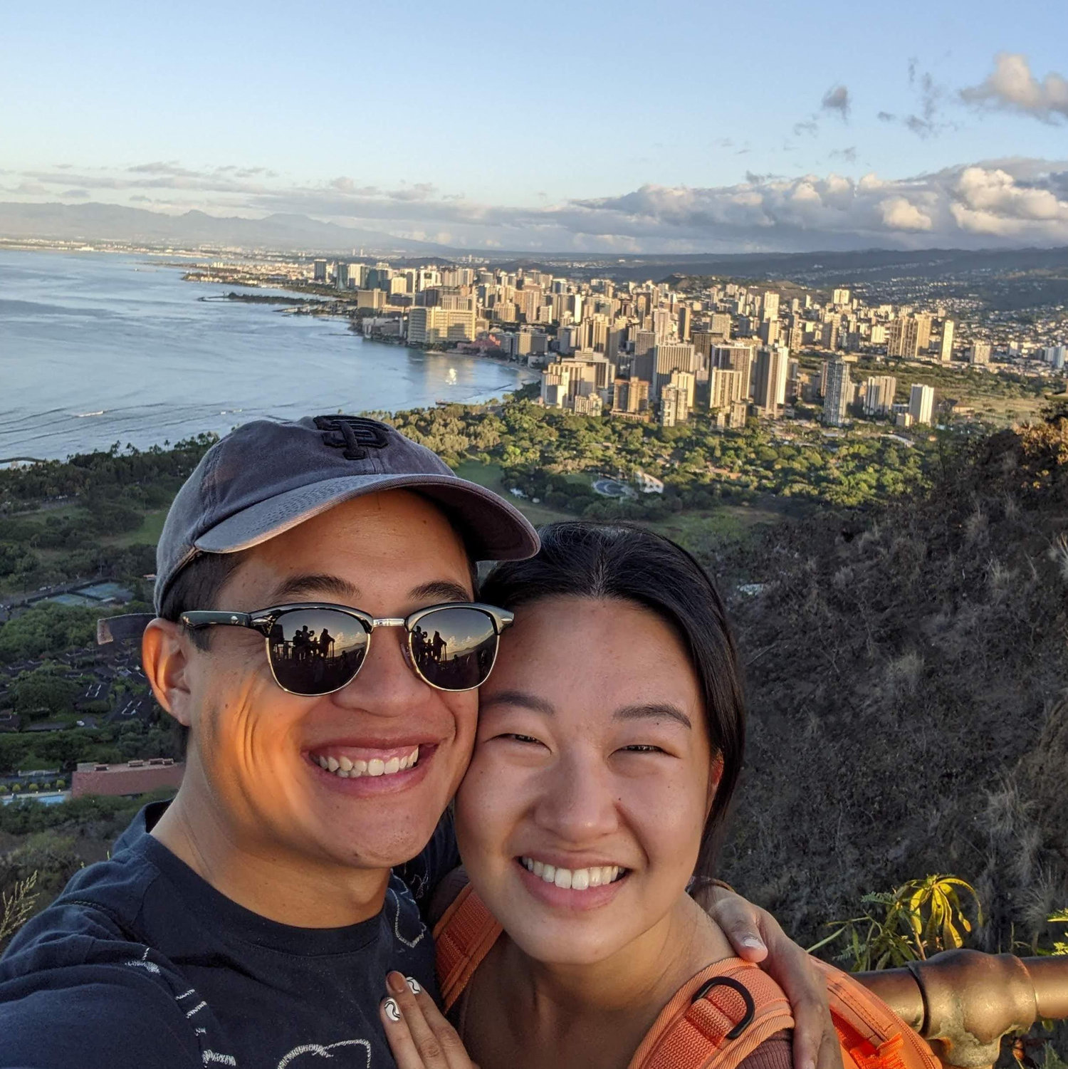 That time we hiked to the top of Diamond Head State Monument in Honolulu on our 7 year anniversary!