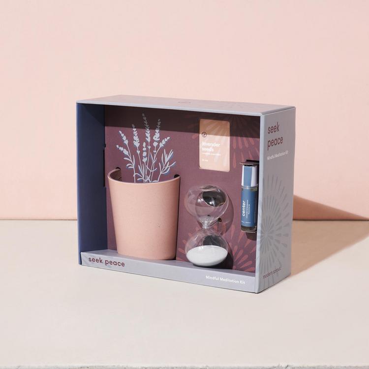 Modern Sprout, Seek Peace Mindful Meditation Kit | Zola