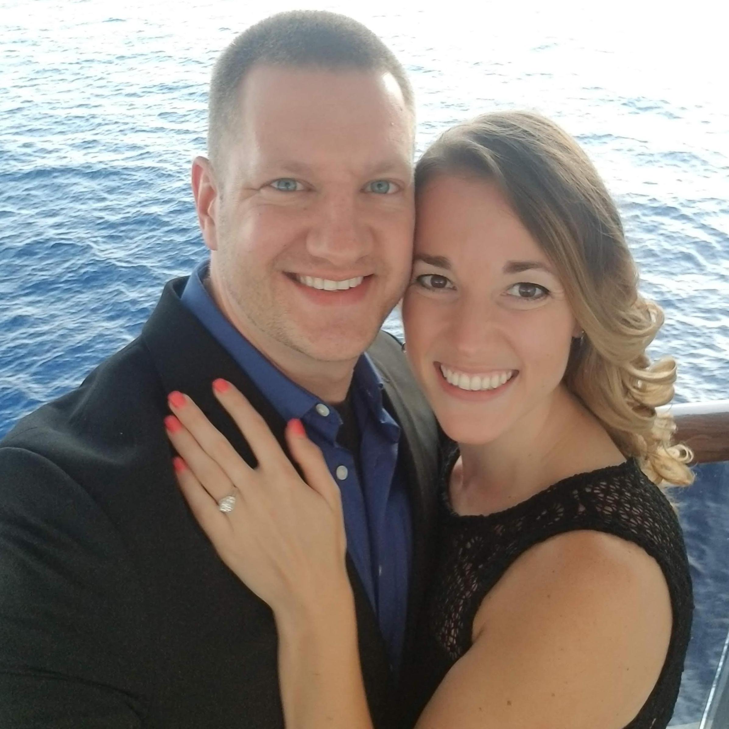 Enjoying every minute of our engagement cruise in Mexico!