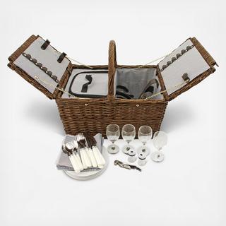 4-Person Cape Cod Picnic Basket