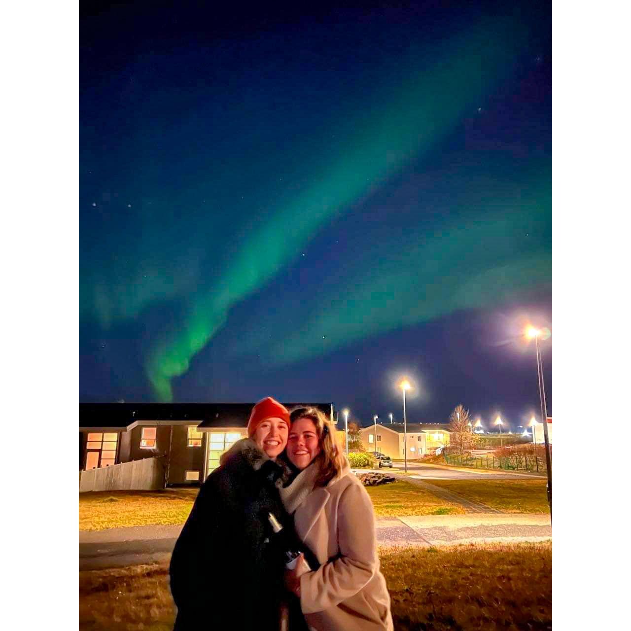 October 2022 - Northern Lights on our way home from Sigga's bday party