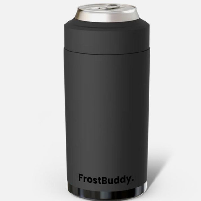 FrostBuddy - Insulated Double-Walled Stainless Steel Can Cooler (Dark Night)
