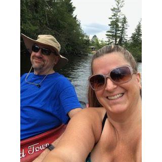 Got him in a kayak!!