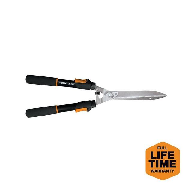 9 in. Power-Lever Steel Blade Telescoping Steel Handle Hedge Shears