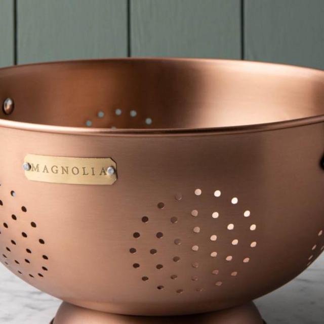 Copper and Brass Colander