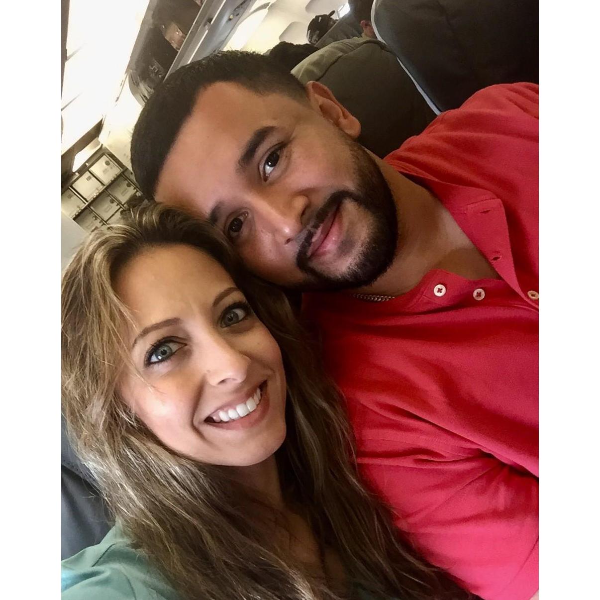 Love traveling with my love