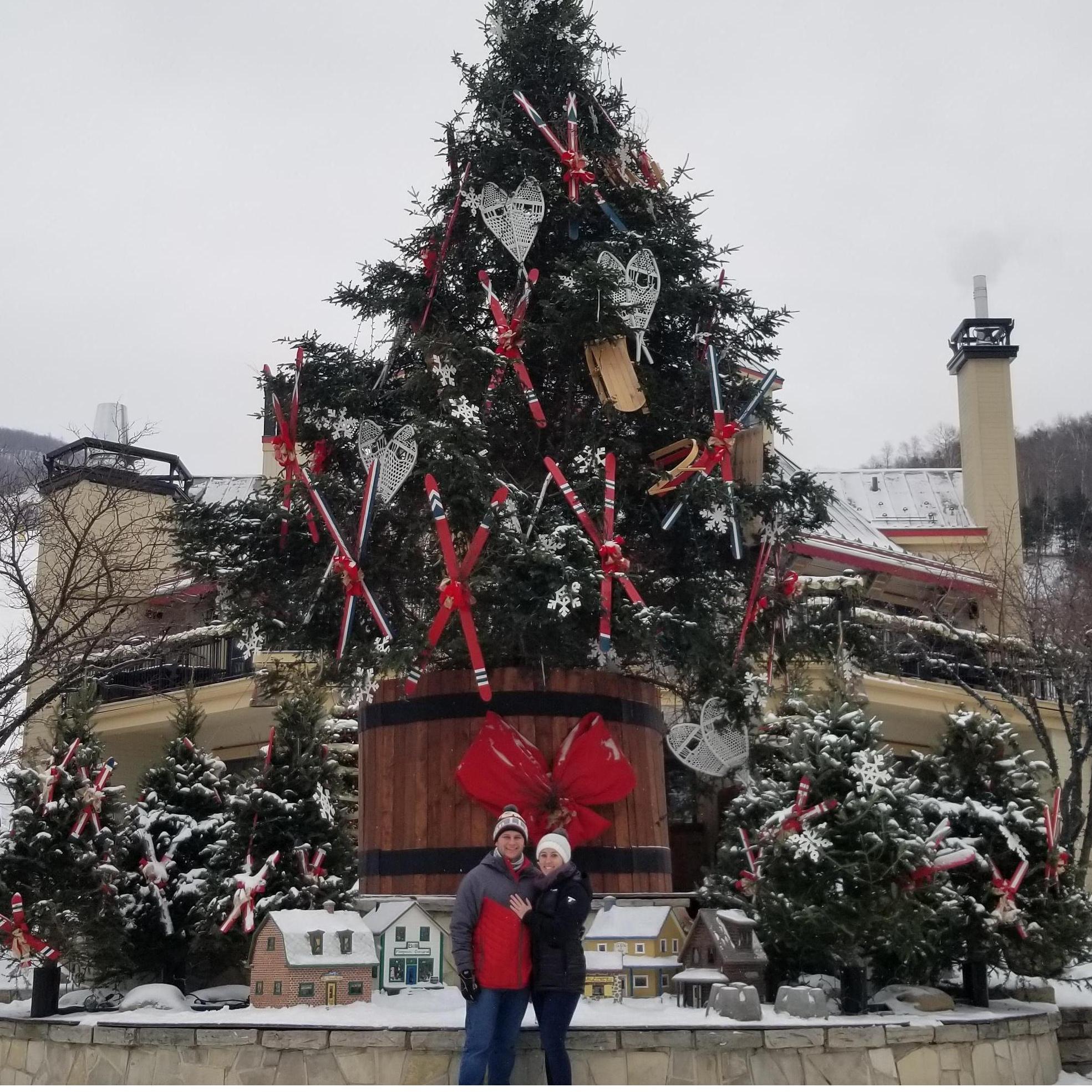 The Christmas Tree I Said "Yes!" in Front of!