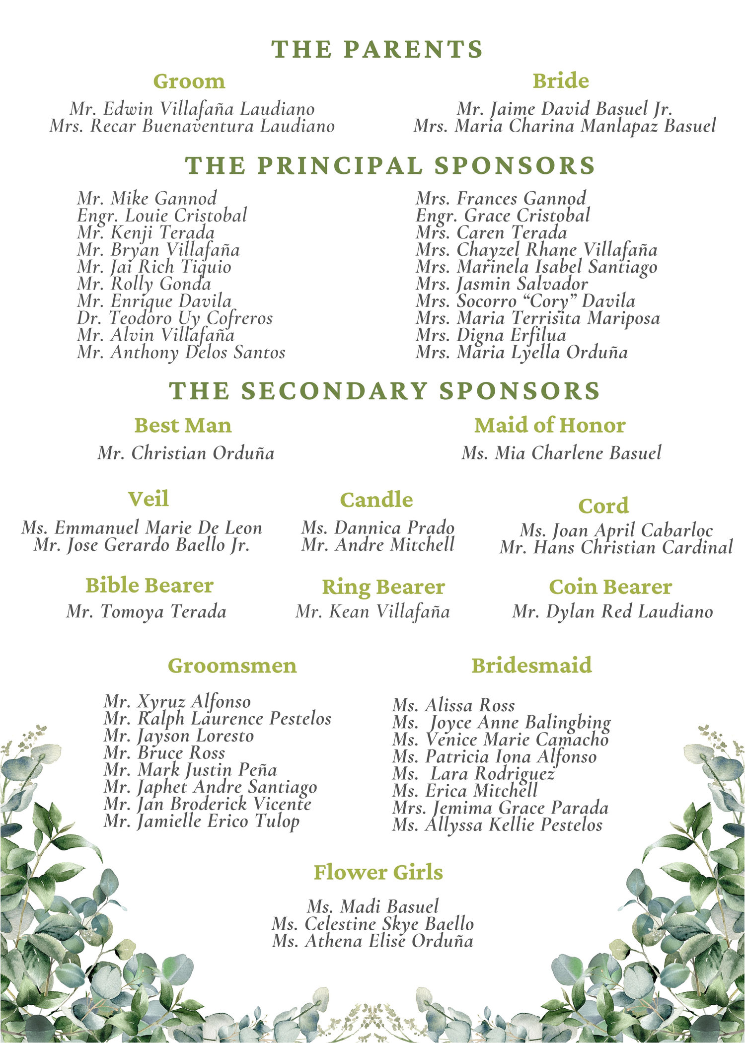 The Wedding Website of Carl Louis Tenido and Mira Karina Basuel