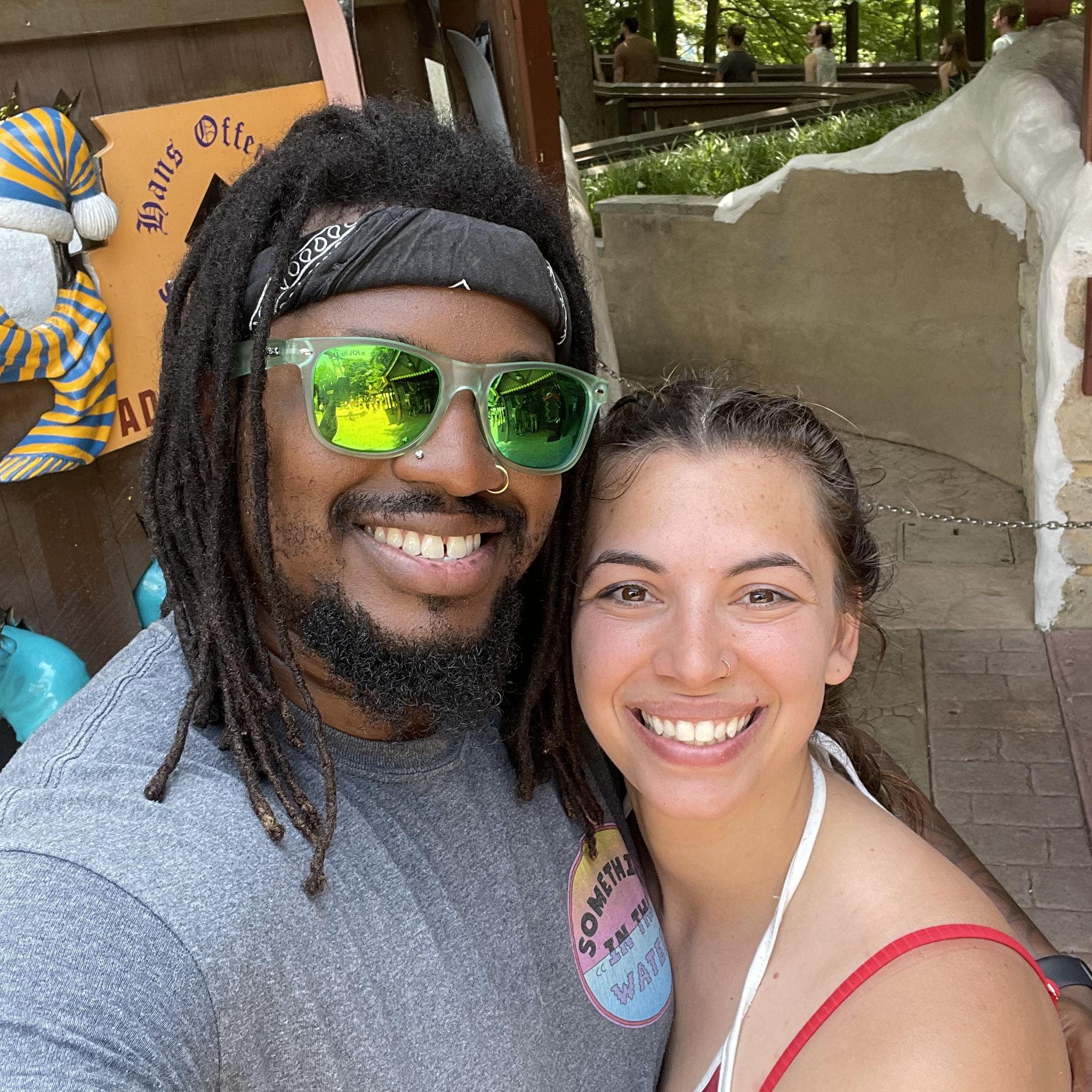 Adrienne's first trip to Busch Gardens