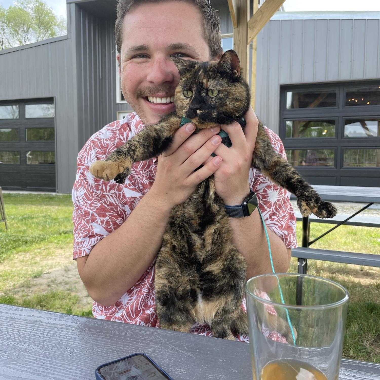 Lunch stop in our drive across the country with meatloaf! I think this was in Ohio.