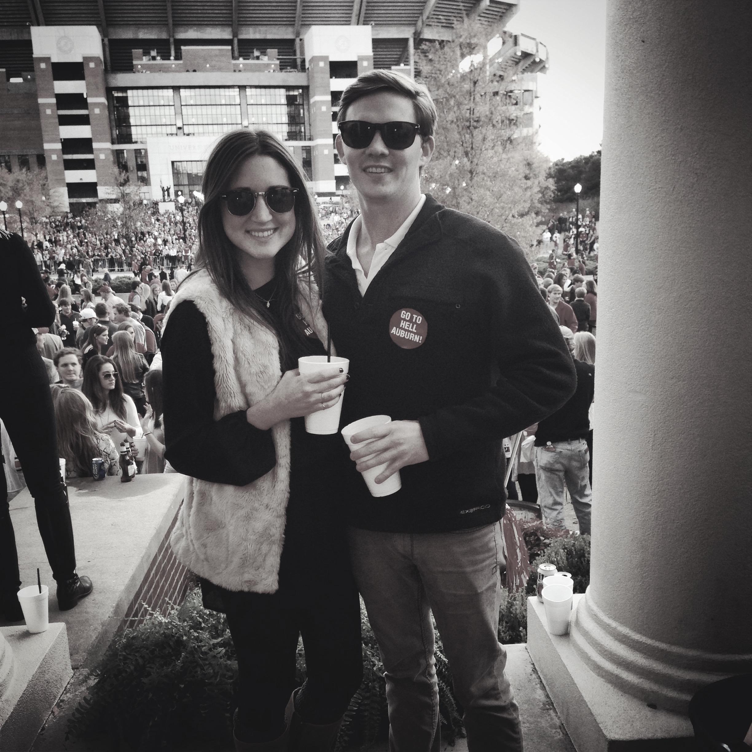 2015. Doing what we do best, cheering on the Tide. #RMFT.