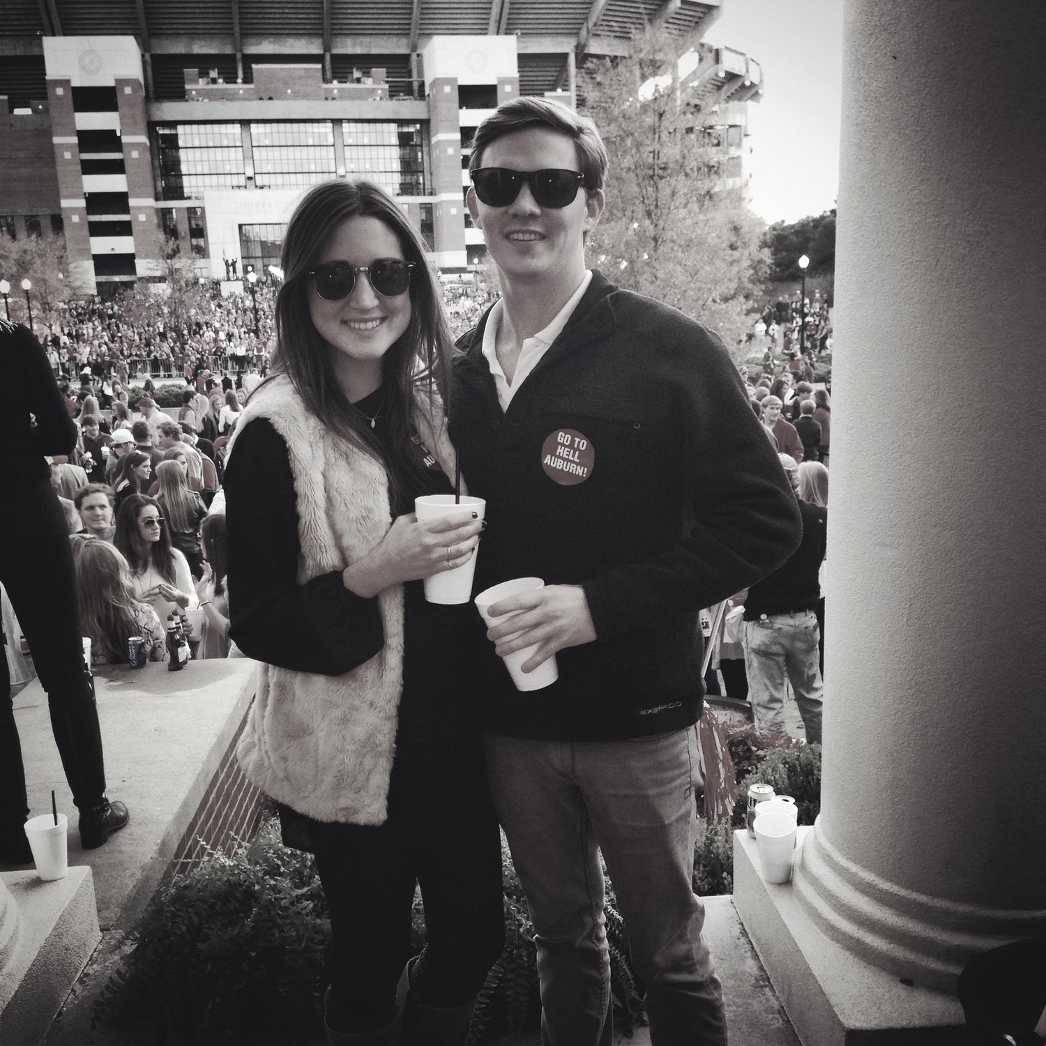 2015. Doing what we do best, cheering on the Tide. #RMFT.