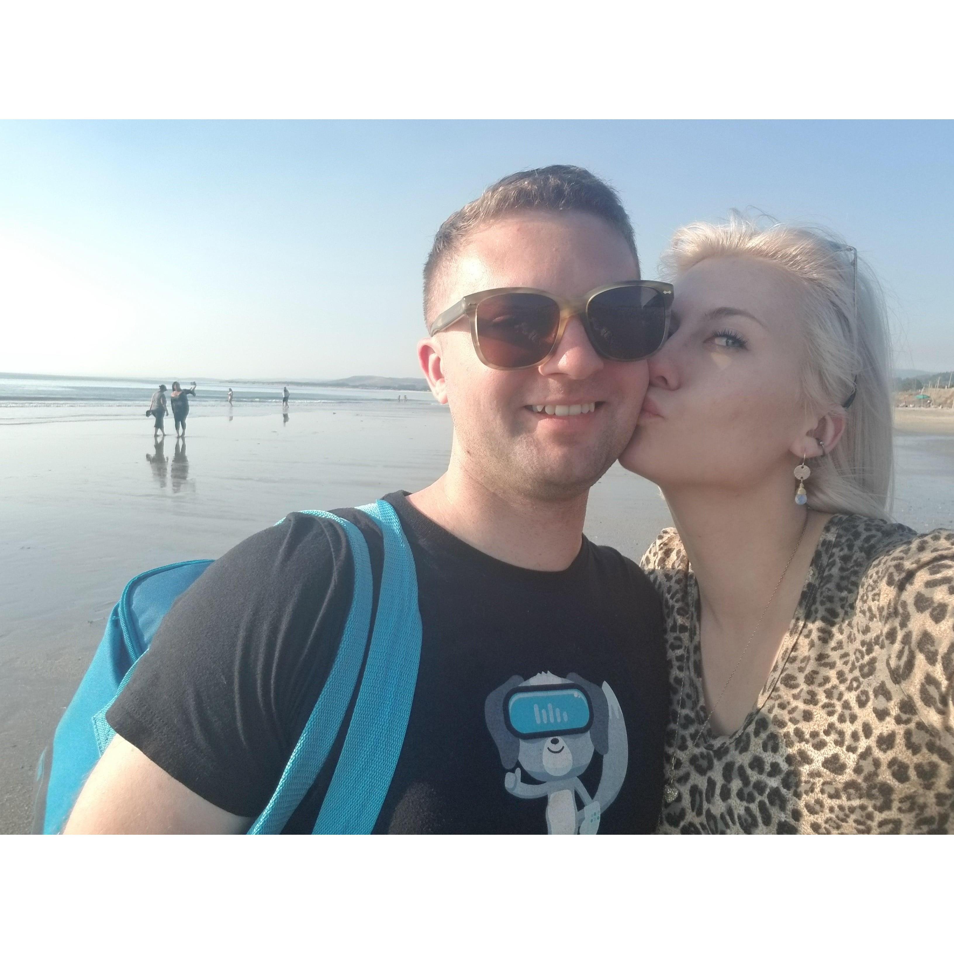 Beach kisses!