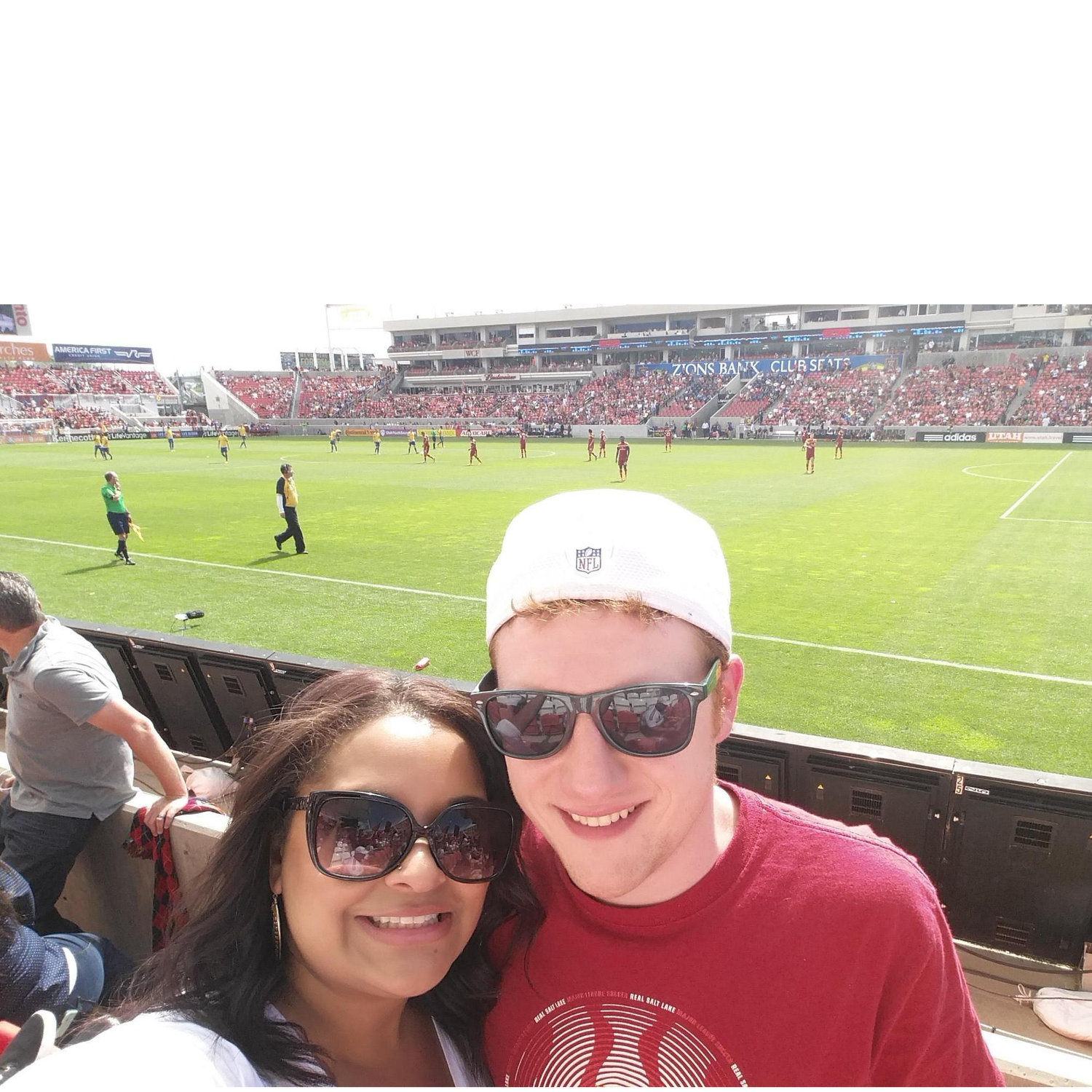 Our first date ! Go RSL!!
