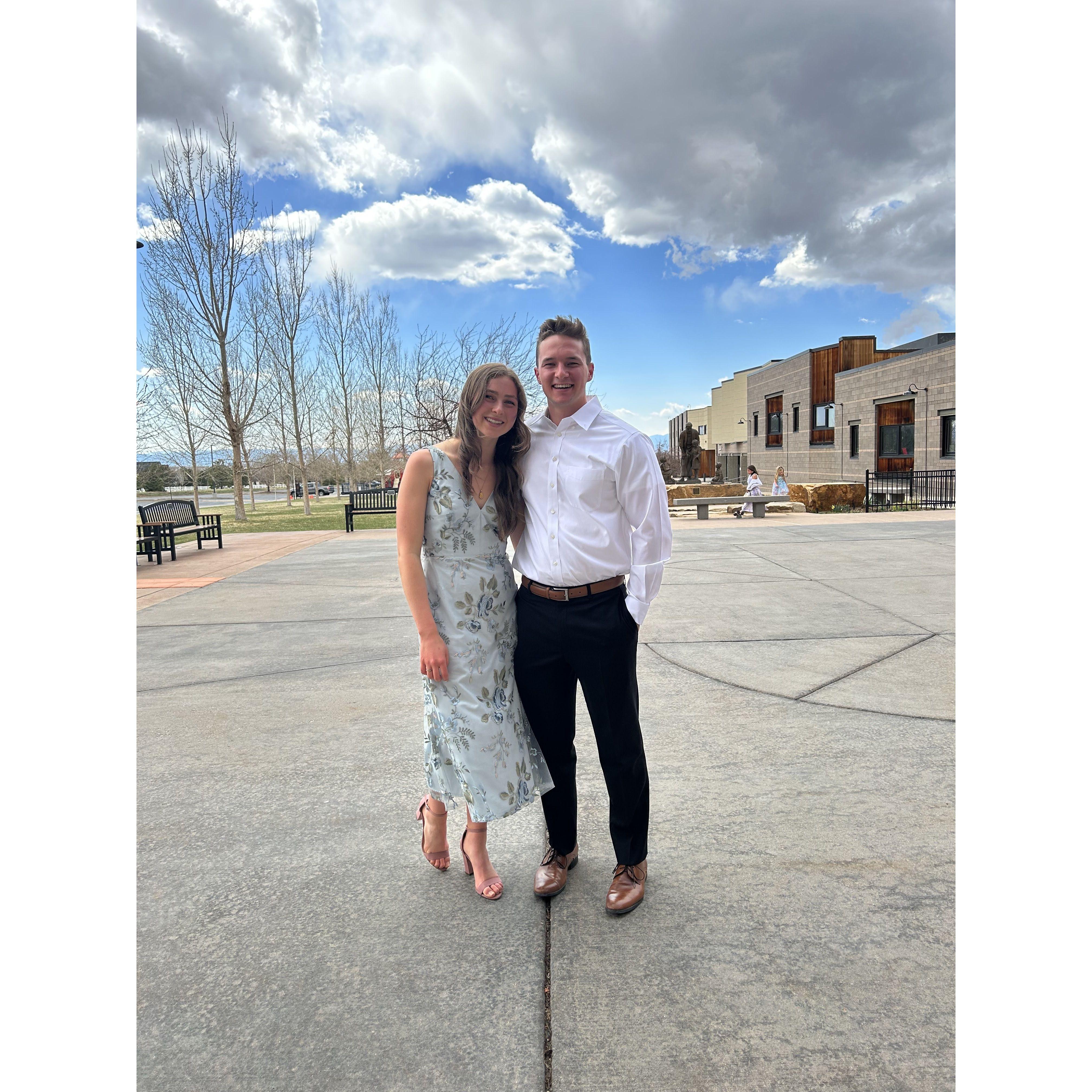 All Dressed Up for a Wedding :)