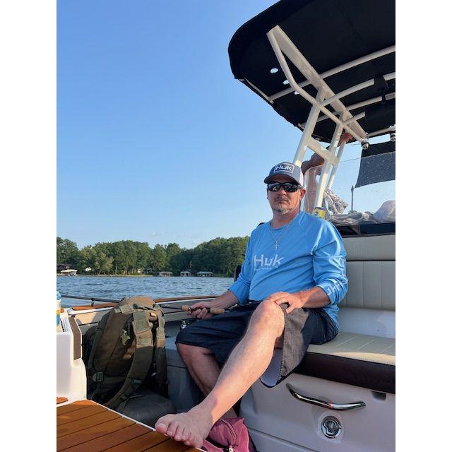 Fishing on "The Boat" with good friends @ Gaston Lake July 27, 2024