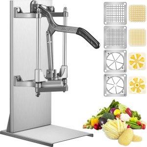 Vevor Stainless Steel French Fry Cutter Potato Vegetable Slicer Chopper 3 Blades