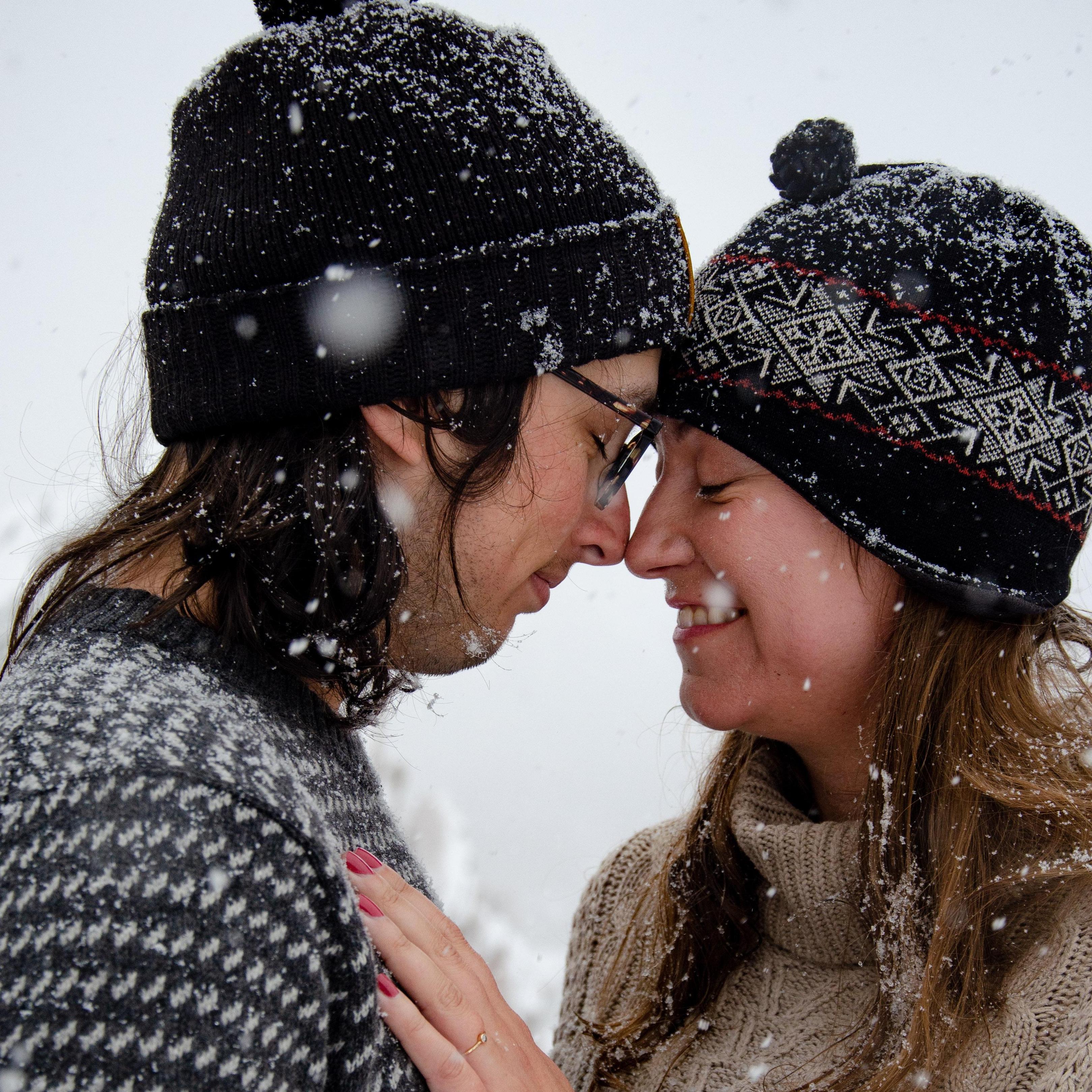 This is a very special place to us, which is why we decided to celebrate our engagement here with beautiful photos. You'll see the landscape more in other pictures, but for now, we're having a moment.