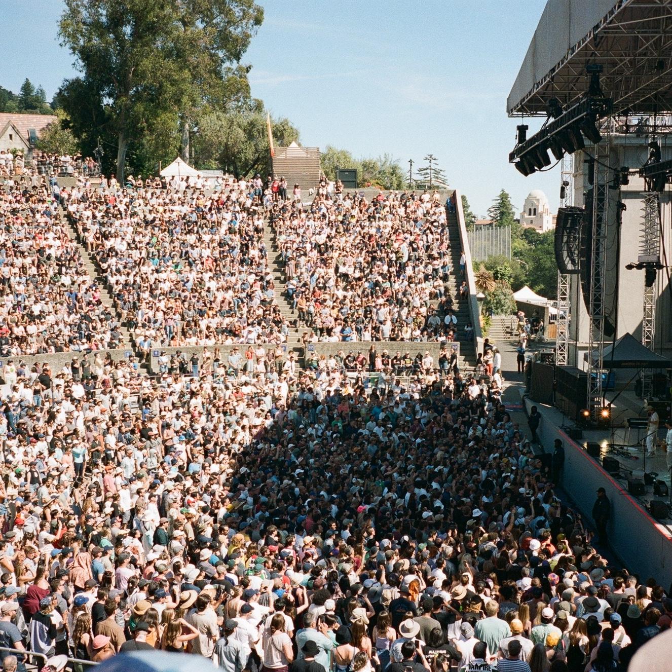 Us seeing Vampire Weekend in Berkeley - Connor wasn't a fan
