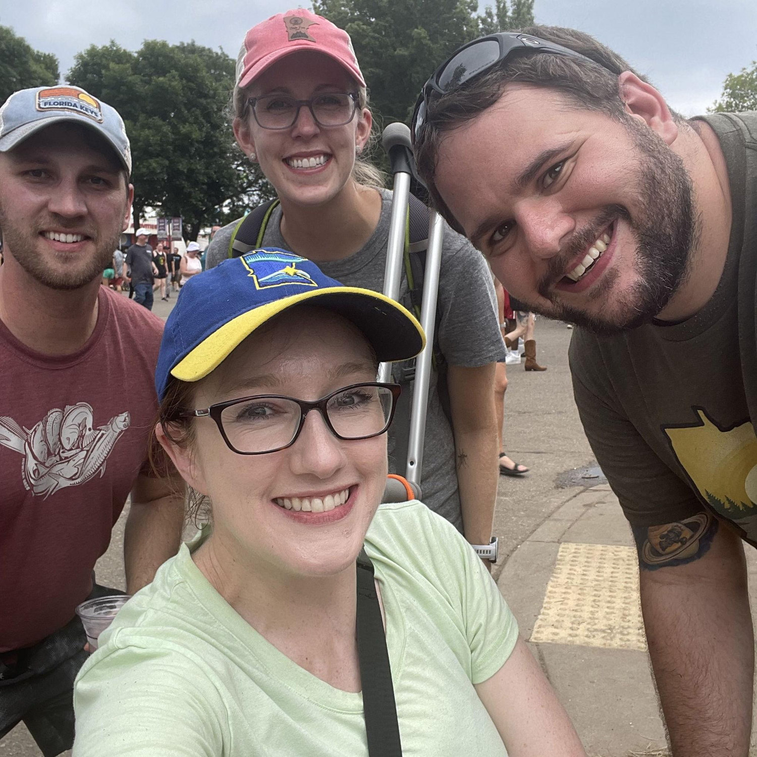 Still made it to the MN State Fair despite the knee injury and upcoming surgery.