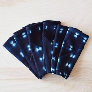 Dara Indigo Cotton Napkins - Set of 6
