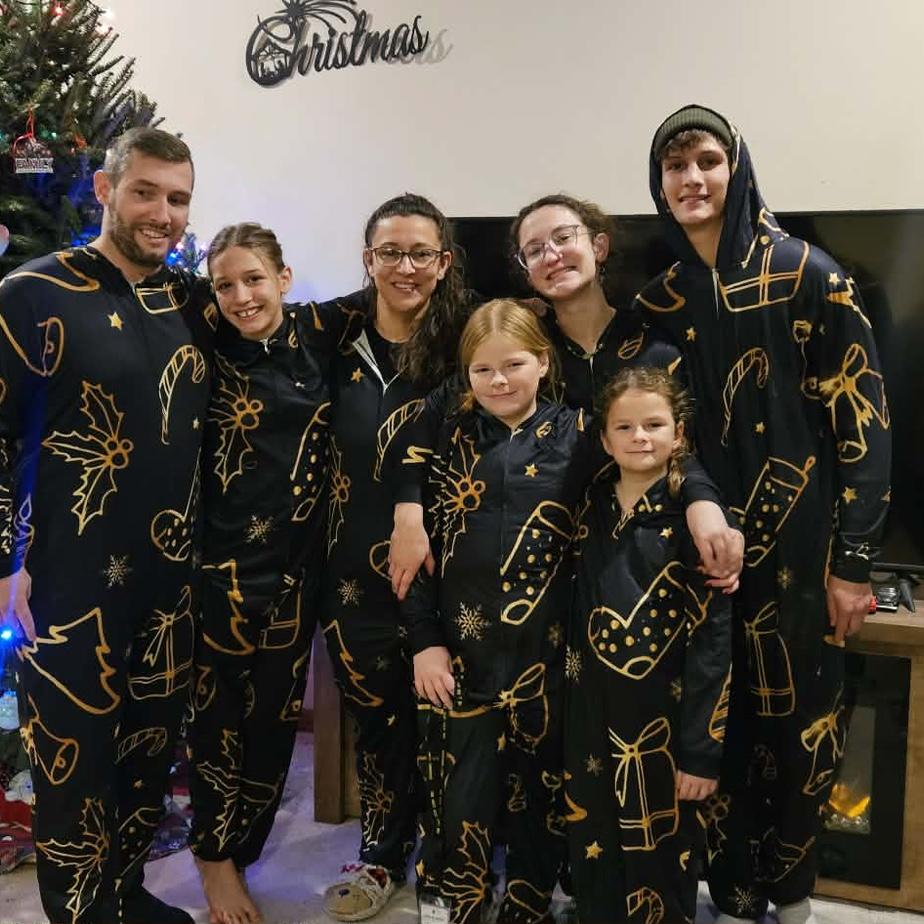 Matching Christmas pajamas!