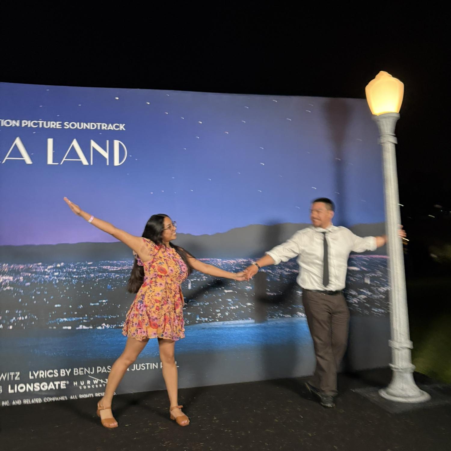 Our trip to LA! 24 hours before the proposal, went to see La La Land live (Denisia’s favorite movie)