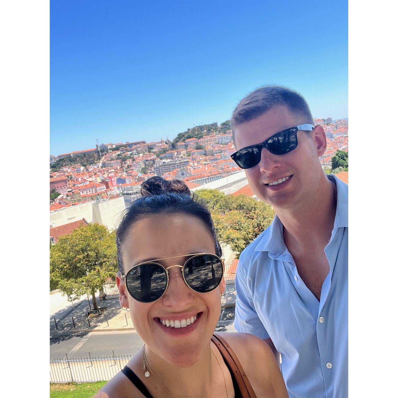 Exploring Lisbon, Portugal.