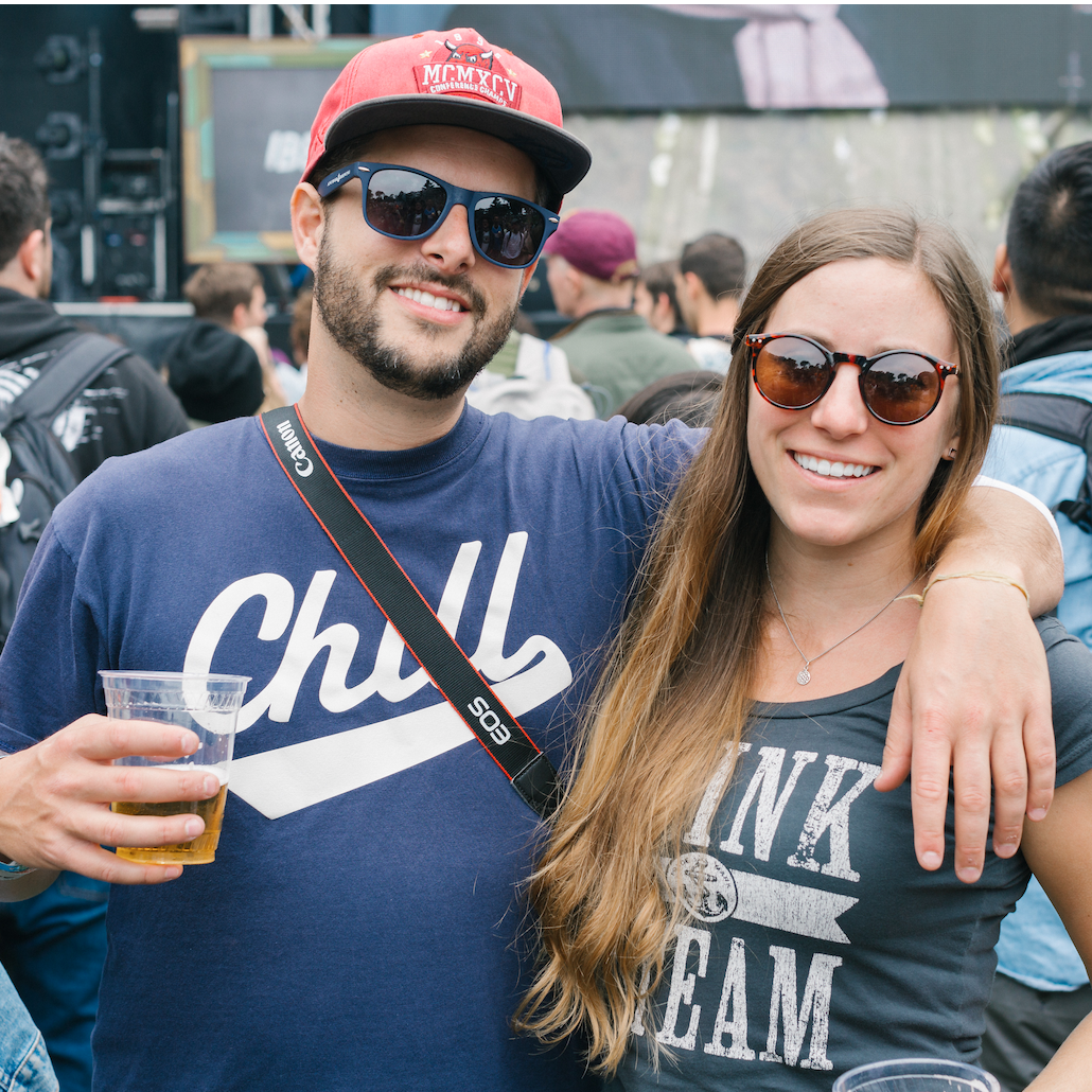 Hanging at music festivals together since 2015 when we were just "friends" ;)