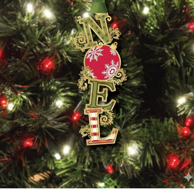 Beacon Design ChemArt Noel Hanging Ornament