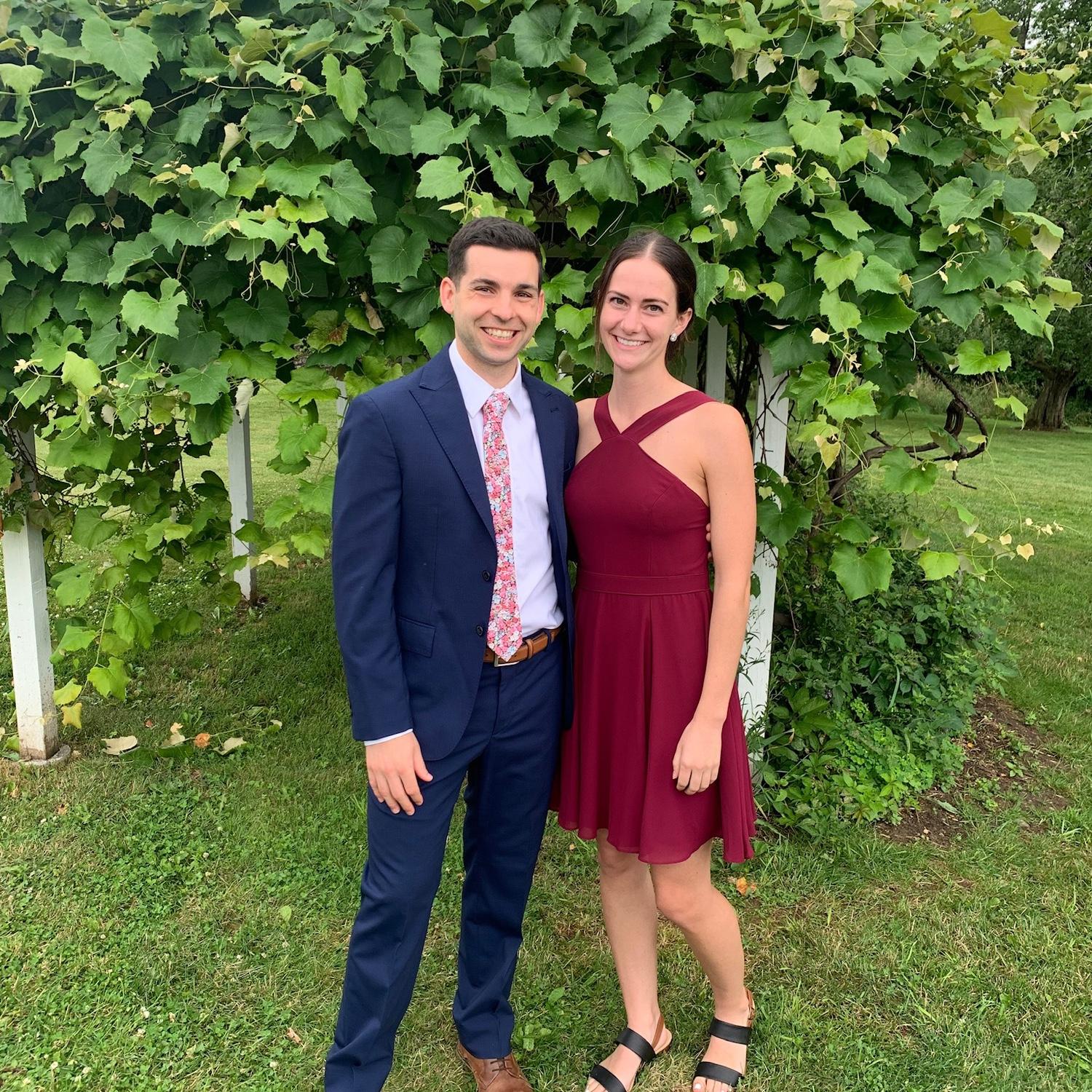 Our first of many wedding date photos (Fun Fact - this photo was taken at the Venue we are having our wedding at)