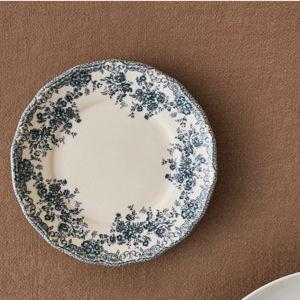 FLORAL EARTHENWARE SIDE PLATE