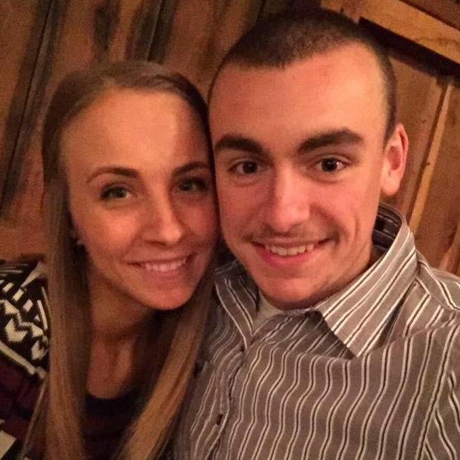 2014: Blaire and John at Paige and Joe's Rehearsal Dinner.