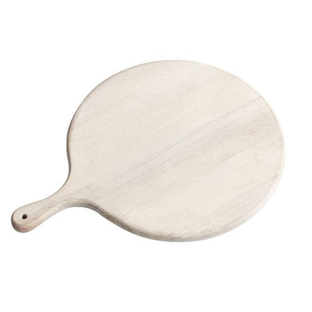 Chateau Acacia Wood Pizza Paddle, 15" - White