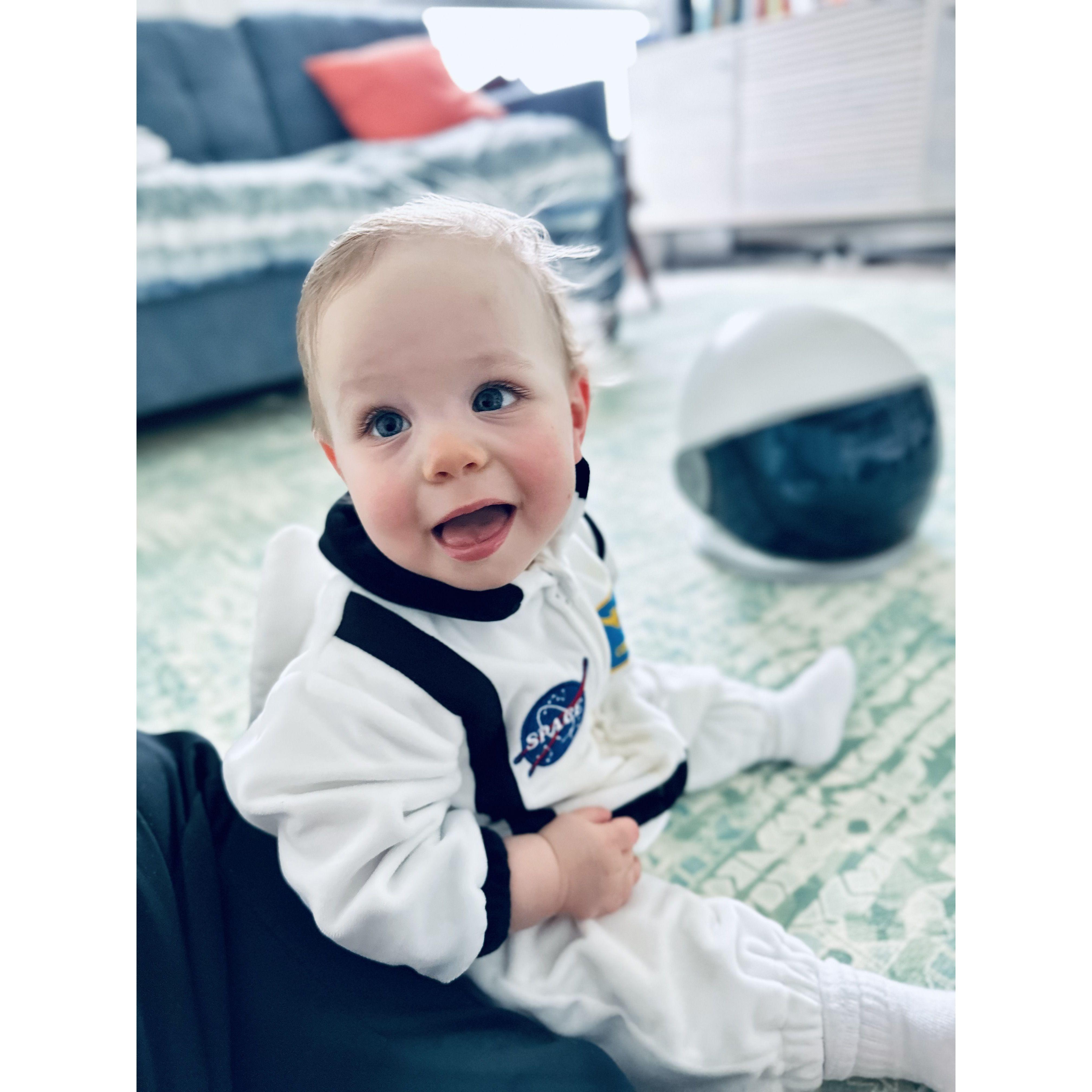 First Holloween (2022): Caz the Astronaut