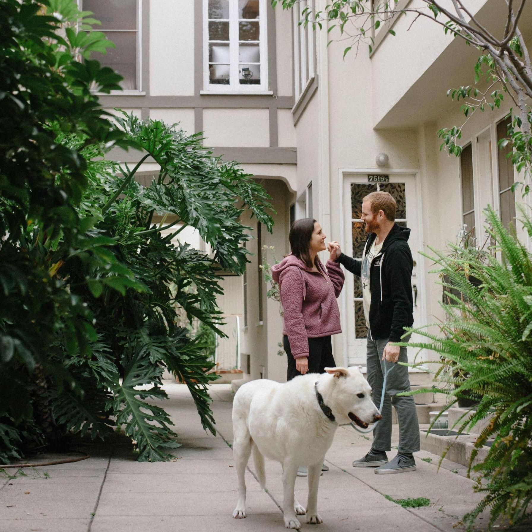 Thank you, West Hollywood quarantine for moving up the timeline of our love story. (Hi Ribsy!)