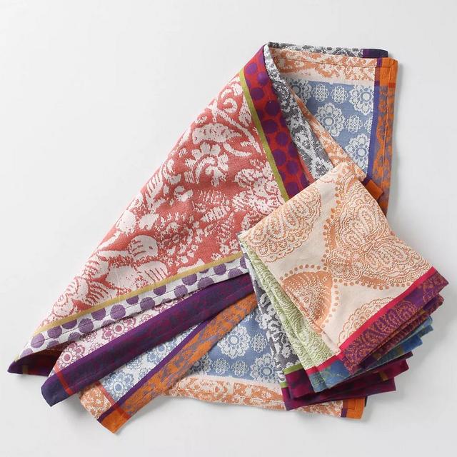 Nifty Jacquard Napkins, Set of 6