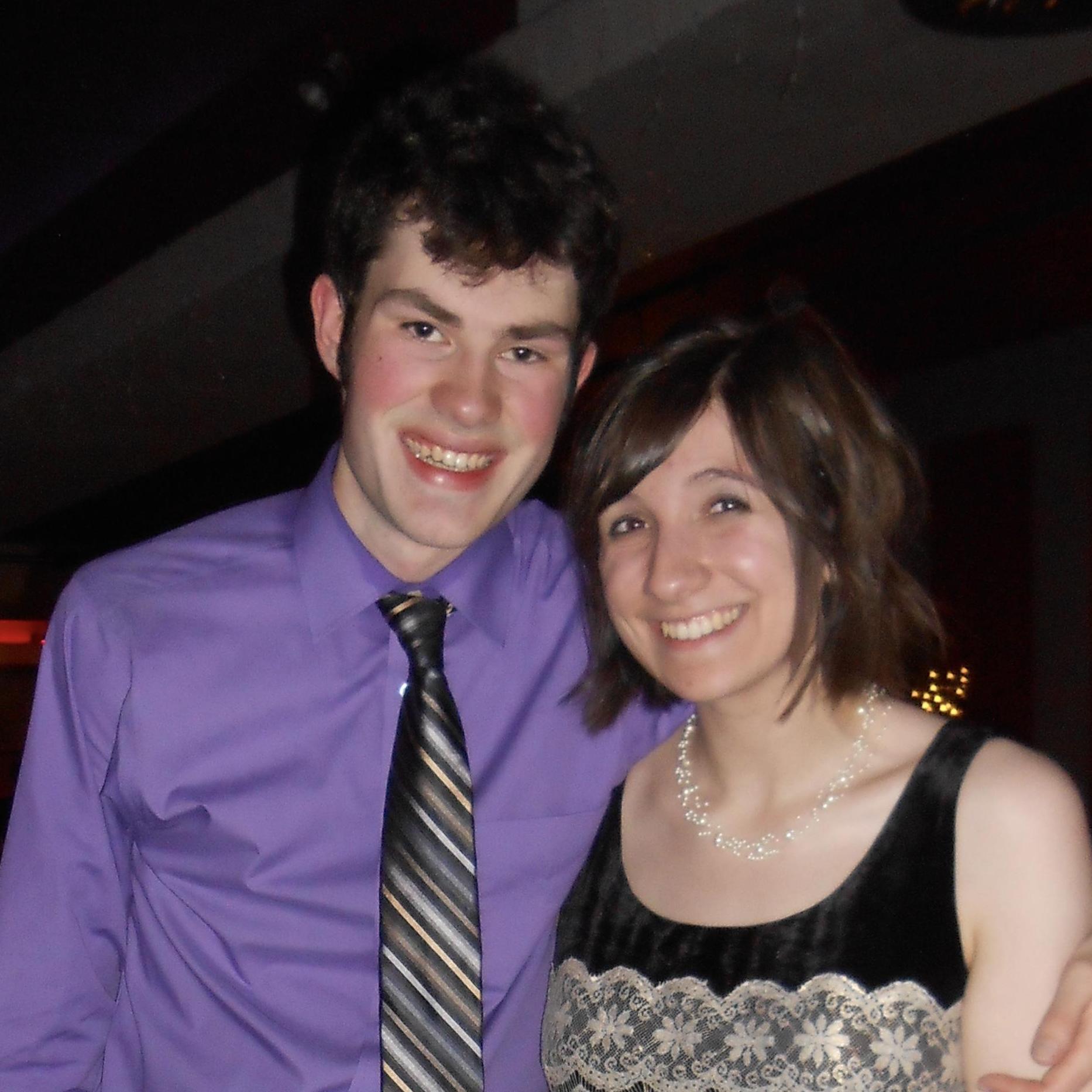 Spring formal together. We were babies back then!