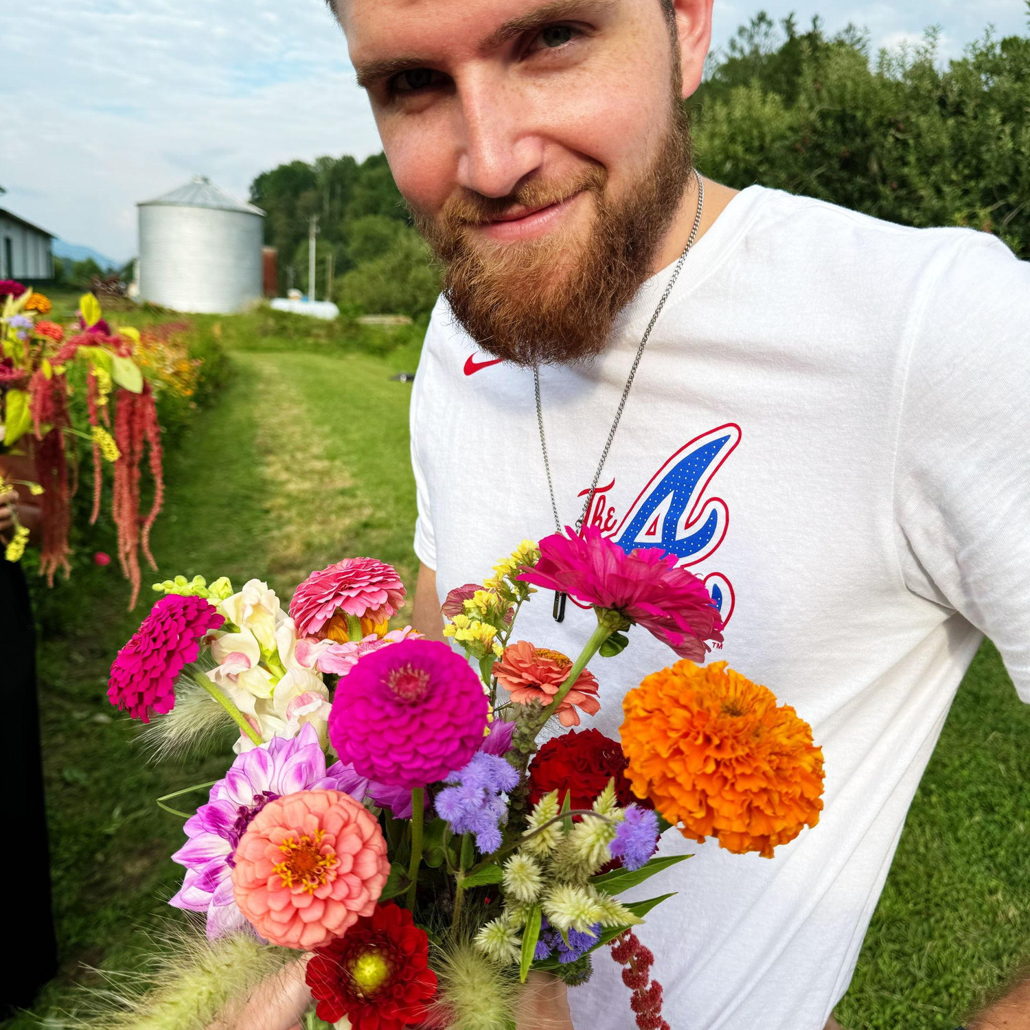 Went flower picking in Waynesville