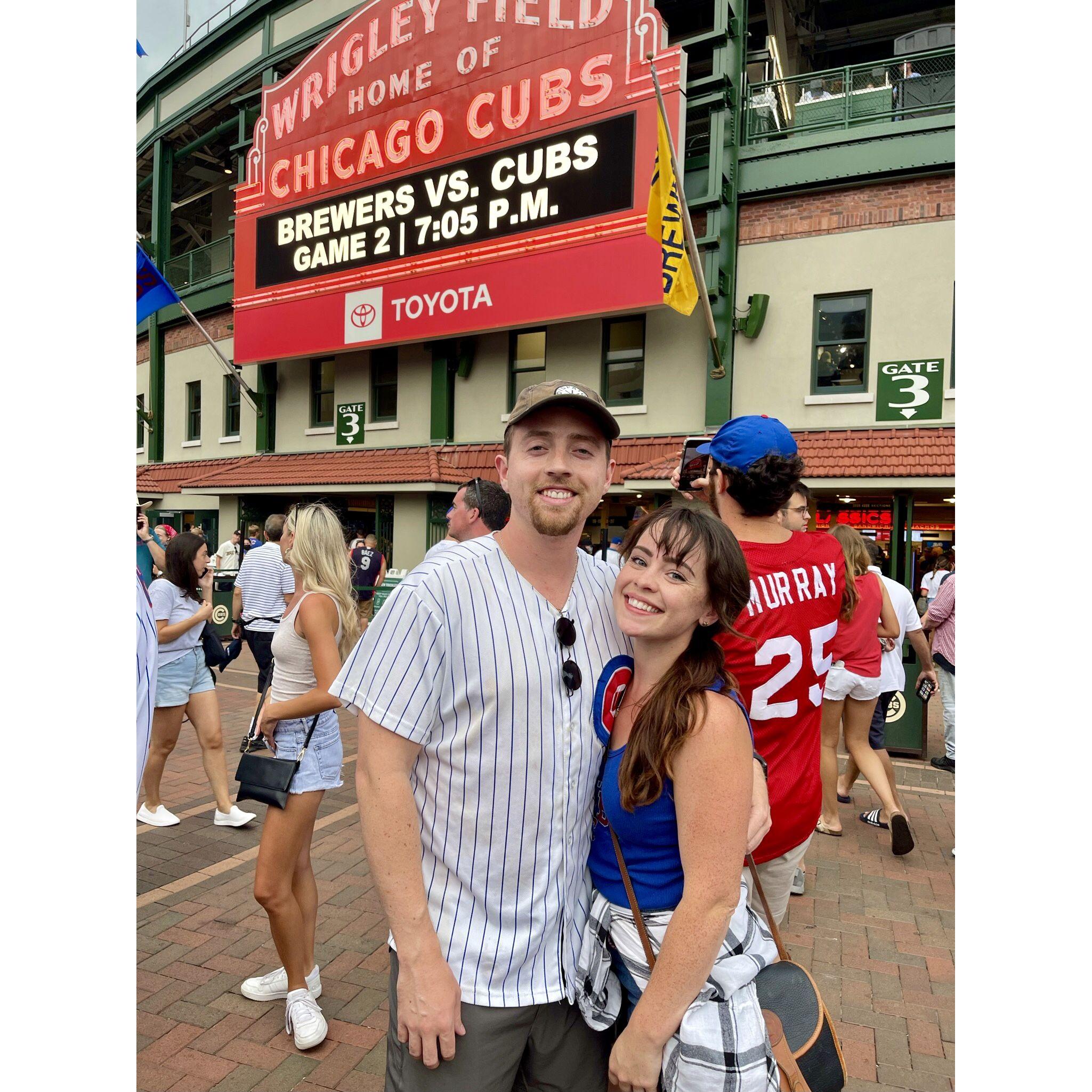 Brooke's first time seeing the Cubs 2022